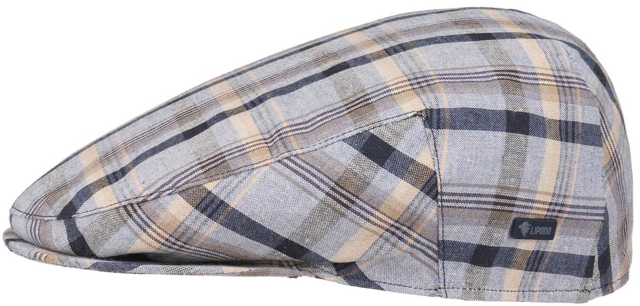 Płaski Kaszkiet Inglese Cotton by Lipodo, niebieski, 51 cm