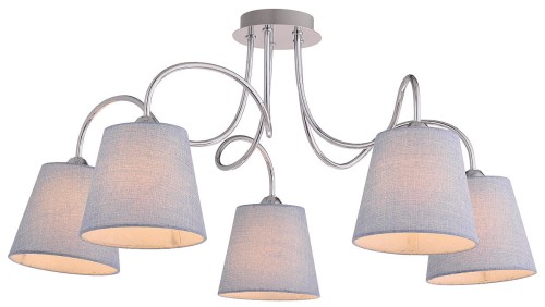 Candellux LUK LAMPA WISZĄCA 5X40W E14 CHROM