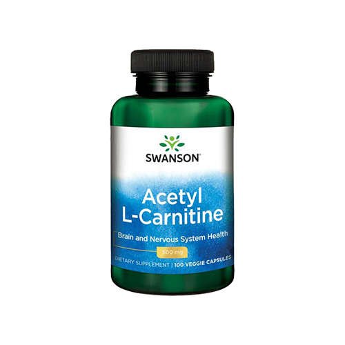SWANSON Acetyl L-Carnitine 500mg [ 100vcaps. ] - Acetyl L-Karnityna