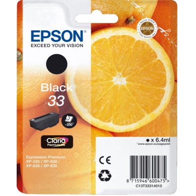 Wkład atramentowy Epson 33 Czarny