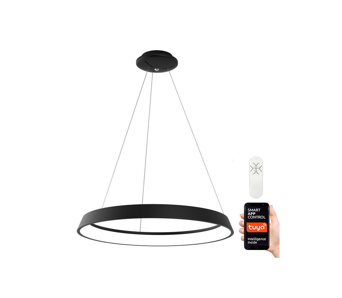 Immax NEO - LED Żyrandol ściemnialny na lince LIMITADO LED/39W/230V 60 cm czarny
