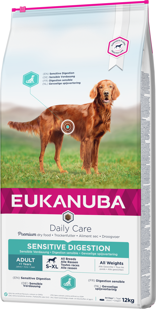 Eukanuba Daily Care Adult Sensitive Digestion 12 kg