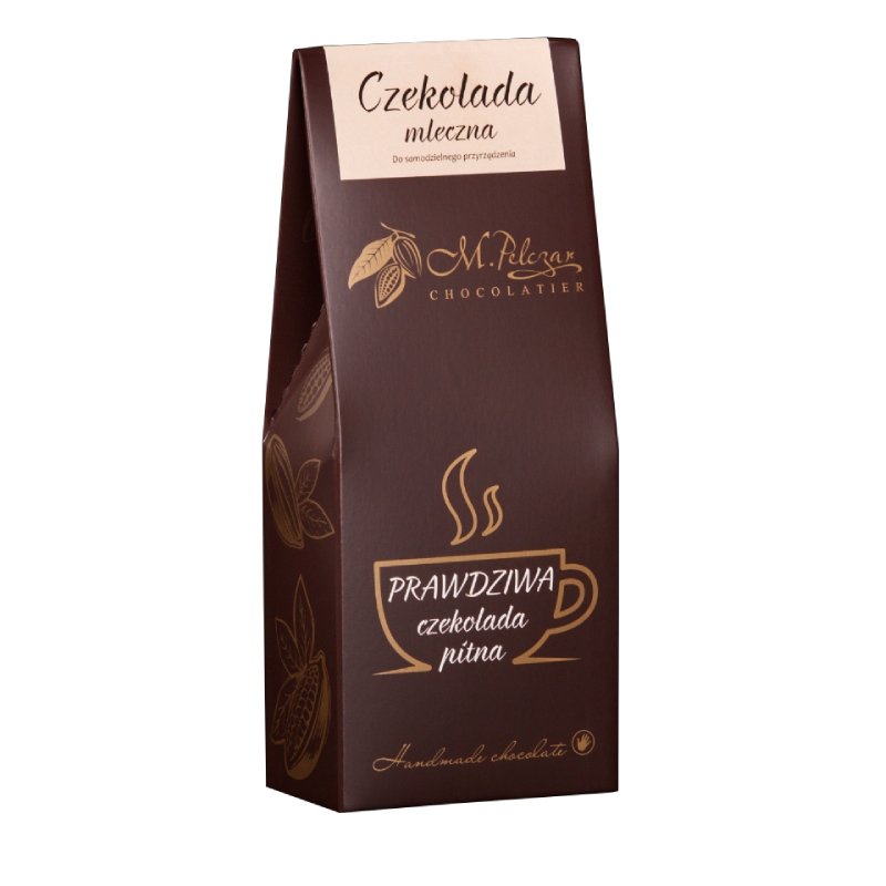 M.PELCZAR CHOCOLATIER Prawdziwa czekolada pitna Mleczna 7677-uniw
