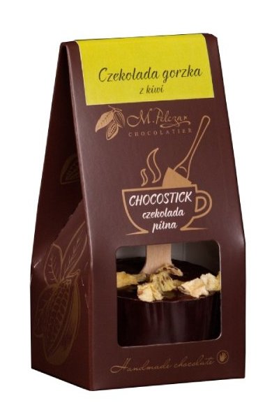 M.PELCZAR CHOCOLATIER Chocostick Czekolada gorzka z nutą kiwi 5902768996890