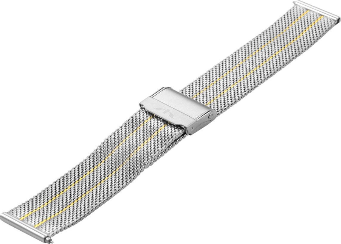 Bisset Bransoleta stalowa do zegarka 16 mm Bisset BM-103/16 TT Gold uniwersalny