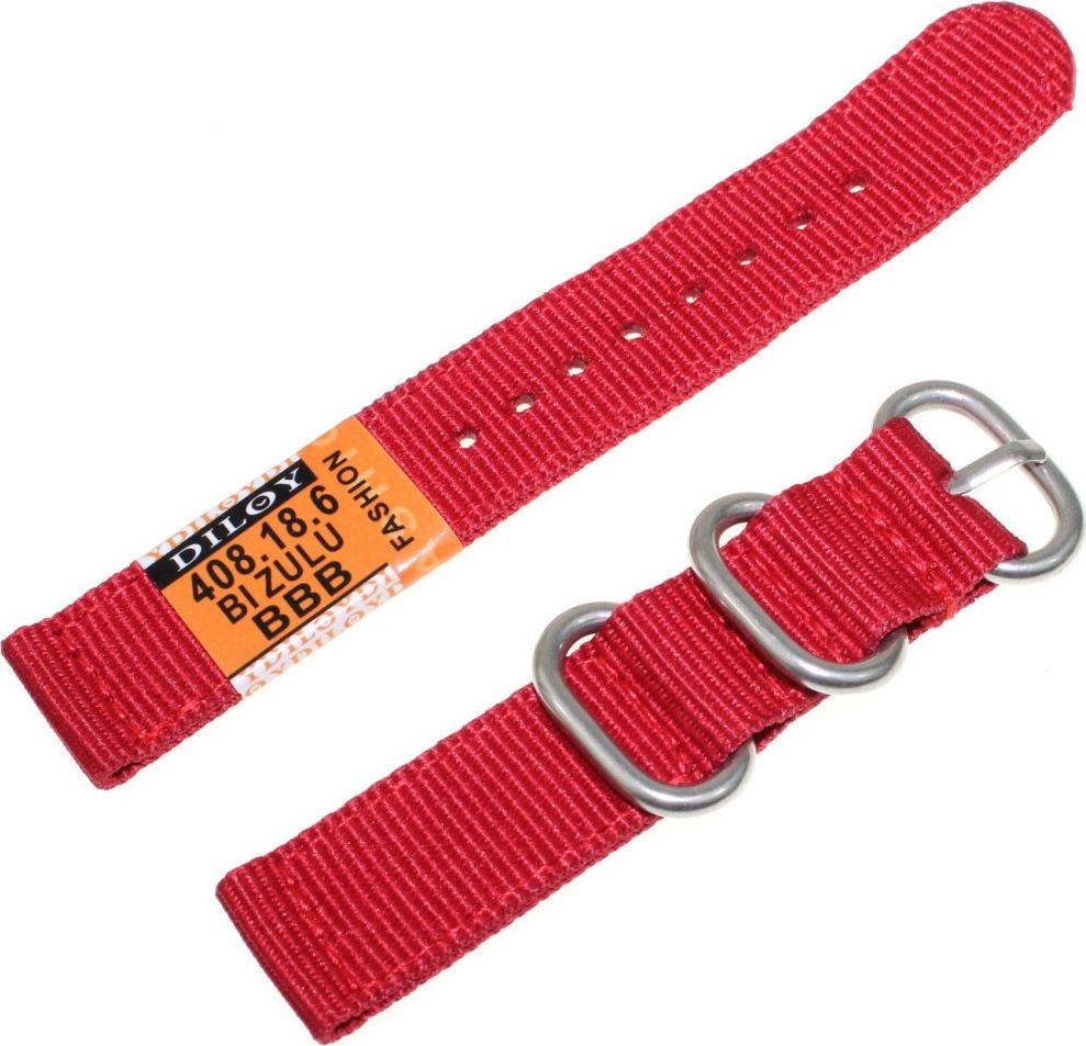 Pasek do zegarka Diloy 18 mm 408.18.6 Zulu