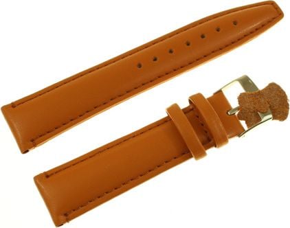 Diloy Pasek do zegarka skórzany brązowy 20 mm 777.20.3