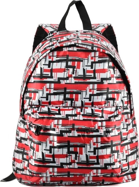 BAGINC Plecak szkolny Line Print Red