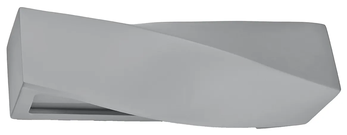 Ceramiczny szary ścienny kinkiet R8-G28