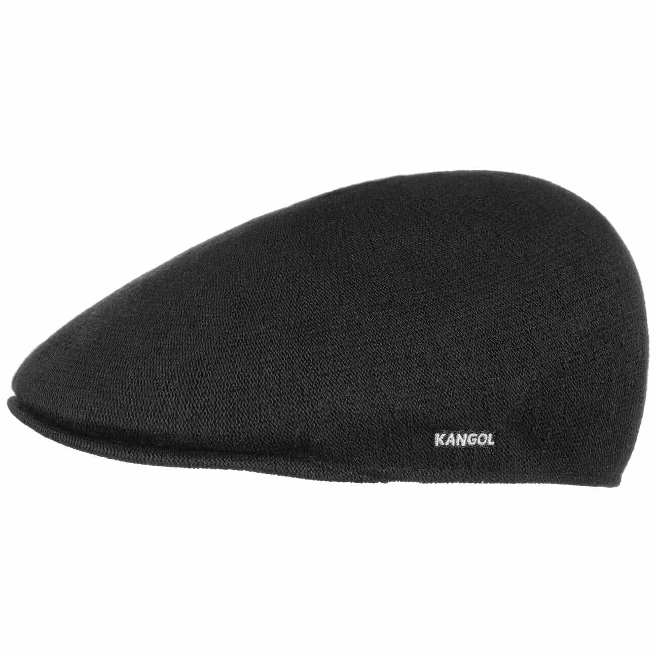 Płaski Kaszkiet 507 Bamboo by Kangol, czarny, S (54-55 cm)