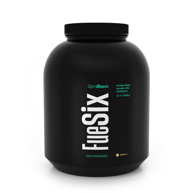 GymBeam Białko FueSix 2000 g truskawka