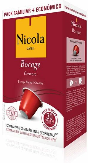 Portugalska kawa Nicola Bocage w kapsułkach do Nespresso 30 szt