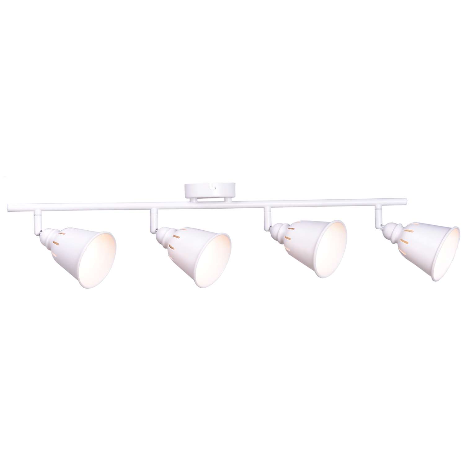 Plafon LAMPA sufitowa FIONA 4 311047 Polux industrialna OPRAWA metalowe reflektorki regulowane białe
