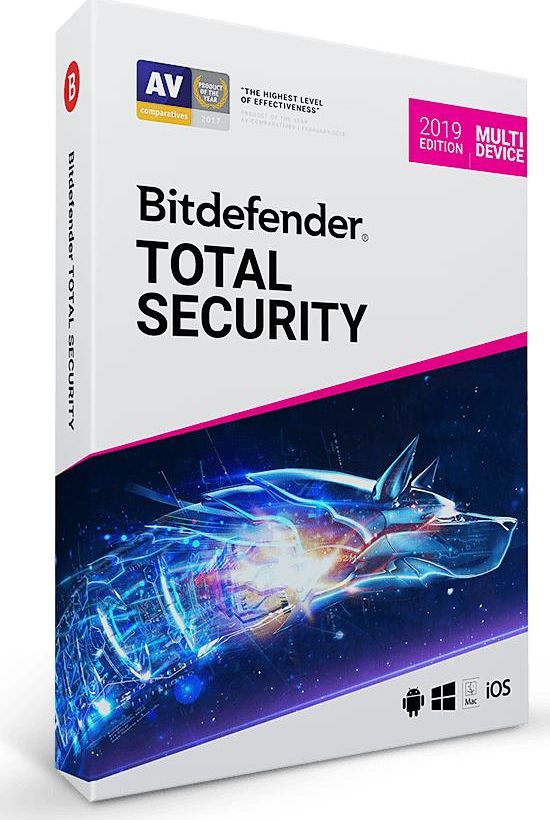 Bitdefender Total Security 2019 na 5 urządzeń na 36 miesięcy BDMD-N-3Y-5D