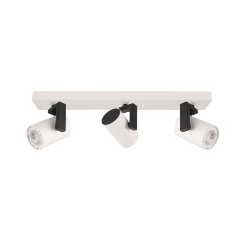 Italux LAMPA sufitowa MOLA SPL-2846-3 WH metalowa OPRAWA regulowane reflektorki plafon białe czarne SPL-2846-3 WH