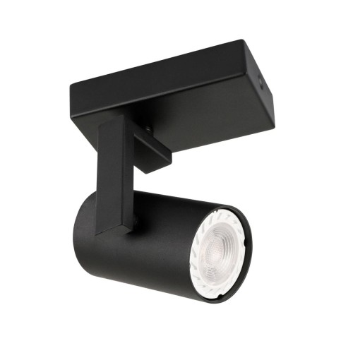 Italux Sufitowa LAMPA plafon MOLA SPL-2846-1 BL regulowana OPRAWA metalowy reflektorek spot czarny SPL-2846-1 BL
