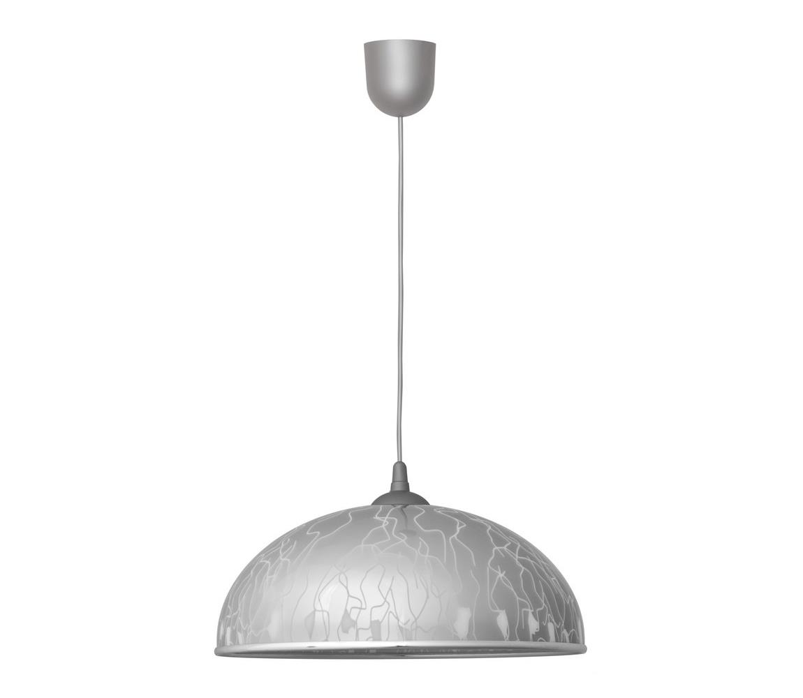 Żyrandol na lince CIRCLE 1xE27/60W/230V szary