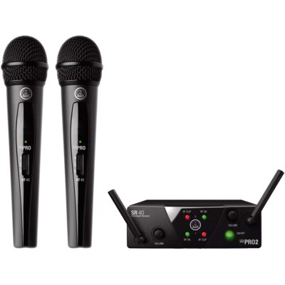 AKG WMS-40 MINI 2 DUAL Vocal Set US25 B/D - system bezprzewodowy 33190