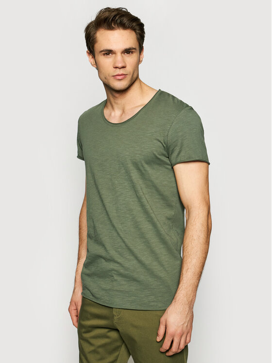 Jones Jack T-Shirt Bas 12136679 Zielony Regular Fit