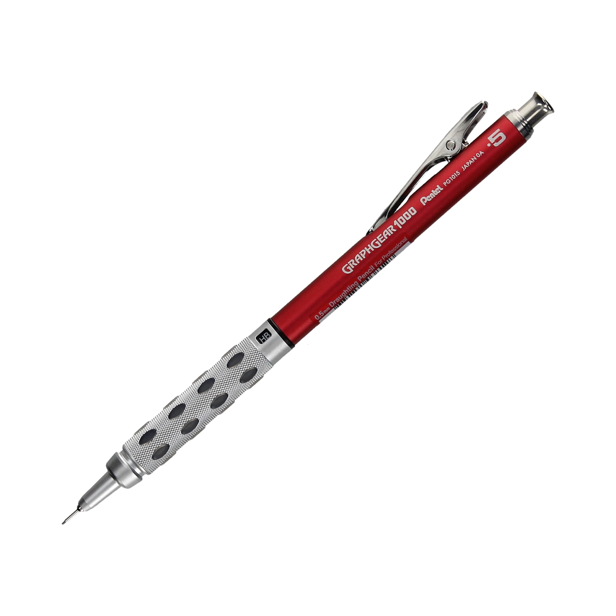 Pentel Ołówek automatyczny 0.5mm czerwony Graphgear 1000