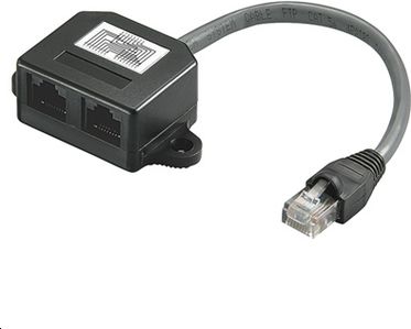 MicroConnect Y-ADAPTER RJ45-2xRJ45 M/F 8P MPK418