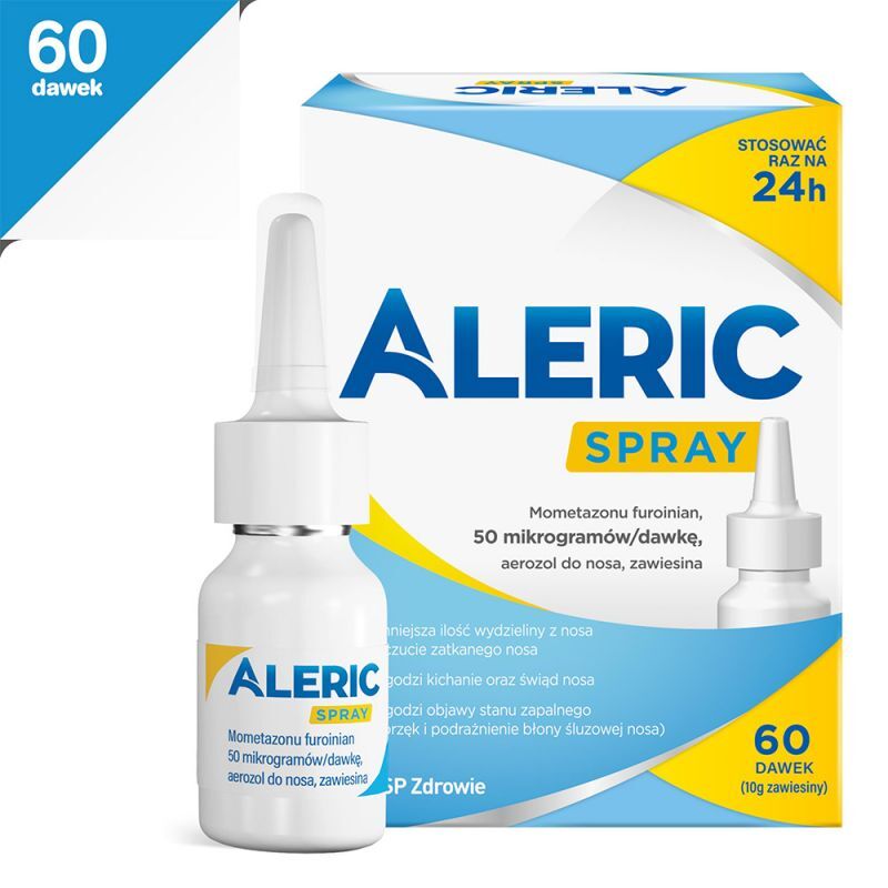 USP ZDROWIE Aleric Spray aerozol do nosa x 60 dawek 10 g |  OD 199 PLN!