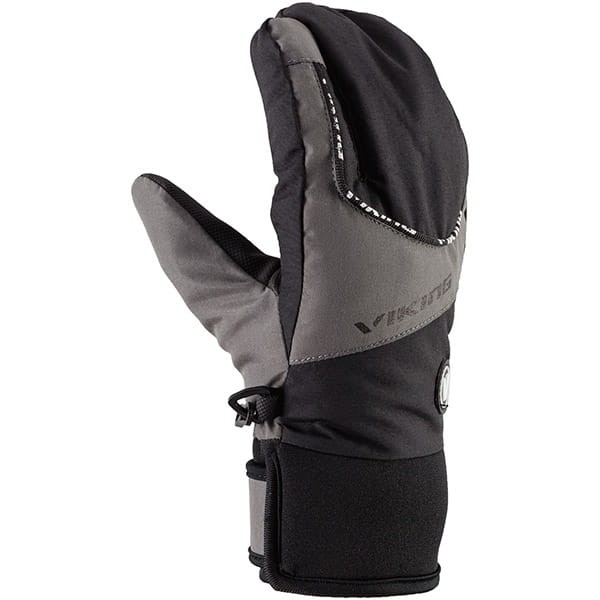 Rękawice Narciarskie Dziecięce Viking Fin Lobster 08 czarno-szary