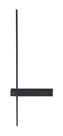 Maxlight Kinkiet LAMPA ścienna SABRE W0281 metalowa OPRAWA loftowa LED 6W 3000K pręt czarny W0281
