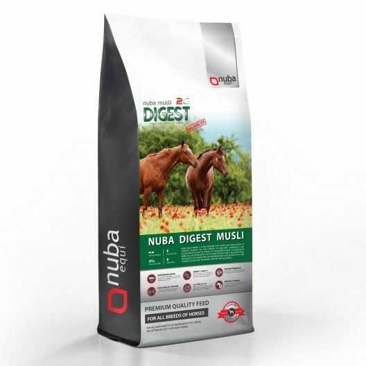 Nuba Equi Musli dla koni wrzodowych Nuba Digest Musli Balancer 2G 20 kg -