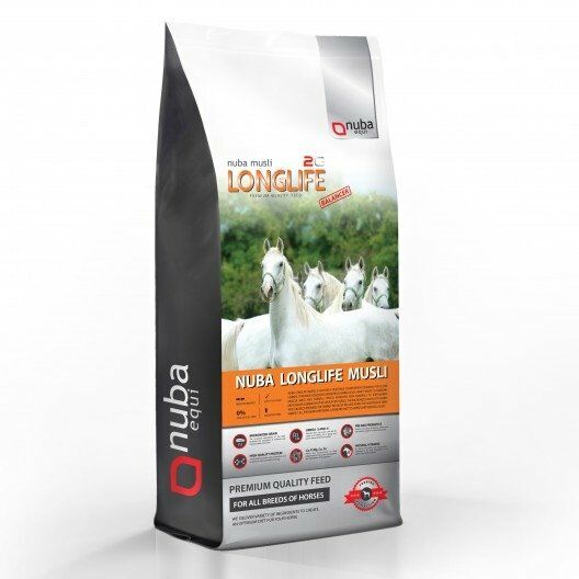 Nuba Equi Musli dla koni starszych LongLife Musli 2G 20kg -
