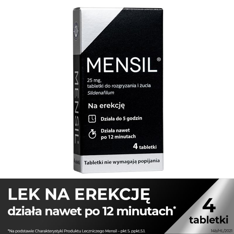 Hasco-Lek MENSIL 25 mg 4 tabletki 3341672