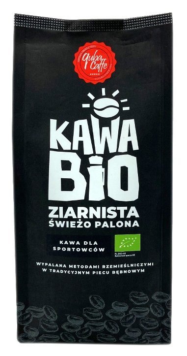 QUBA CAFFE Kawa ziarnista Quba Caffe BIO DLA SPORTOWCÓW 250g 7640-uniw