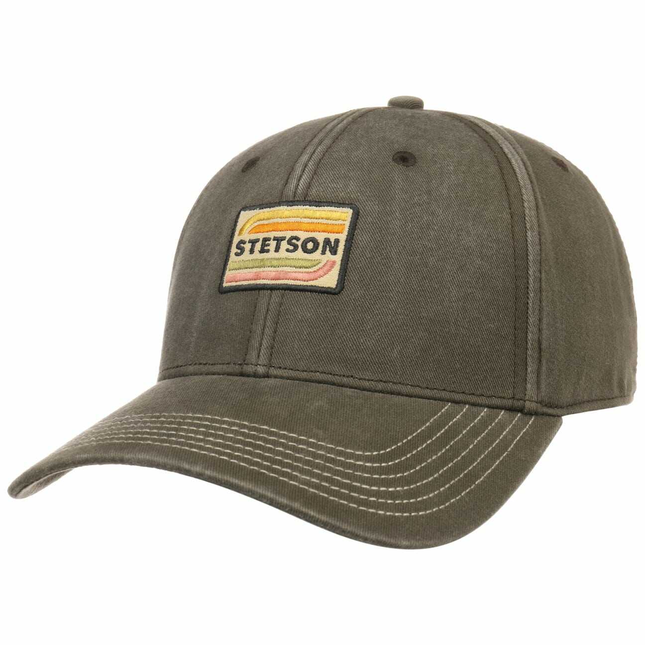 Czapka Lenloy Cotton by Stetson, brązowo-szary, One Size