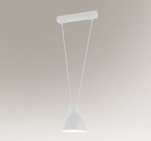 Shilo lampa wisząca Masami E27 biała 7949