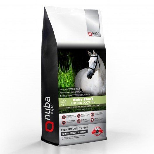 Nuba Equi Sieczka z lucerny z olejem kokosowym Nuba Lucern Coco Oil Chaff 15 kg -