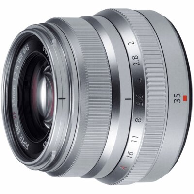 Fuji XF 35 mm f/2 R WR srebrny (16481880)