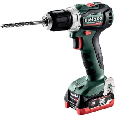 METABO Wiertarko-wkrętarka akumulatorowa PowerMaxx BS 12 BL 601038800 2xAku 4Ah
