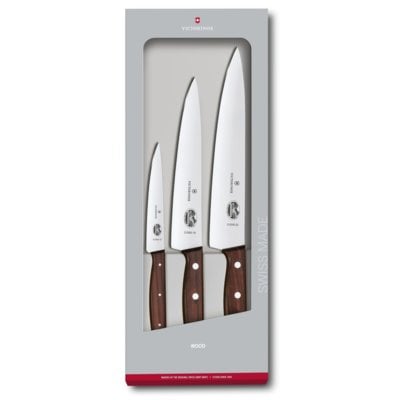 Victorinox Zestaw do porcjowania z rękojeściami z drzewa różanego 5.1050.3G 5.1050.3G