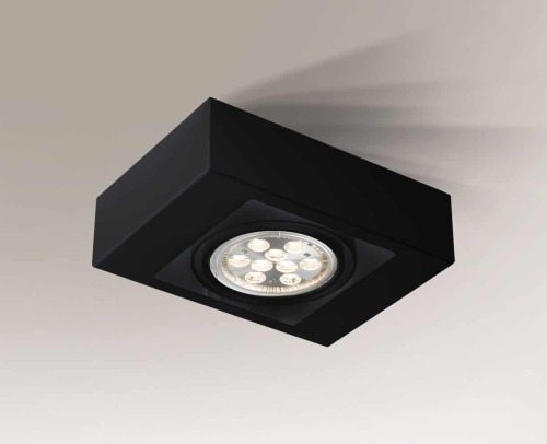 Shilo plafon techniczny Koga ES111 czarny 1152