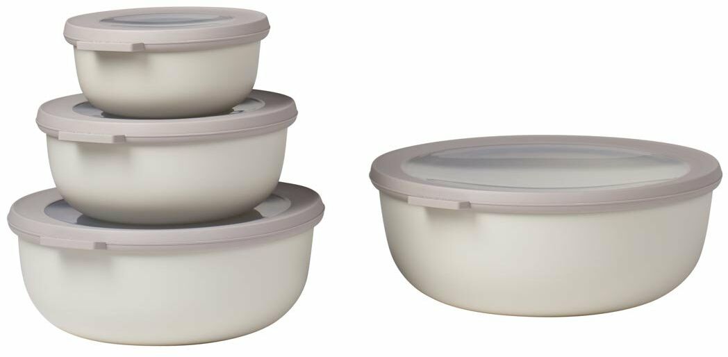 Mepal Zestaw 4 misek (jasnoszarych) Cirqula