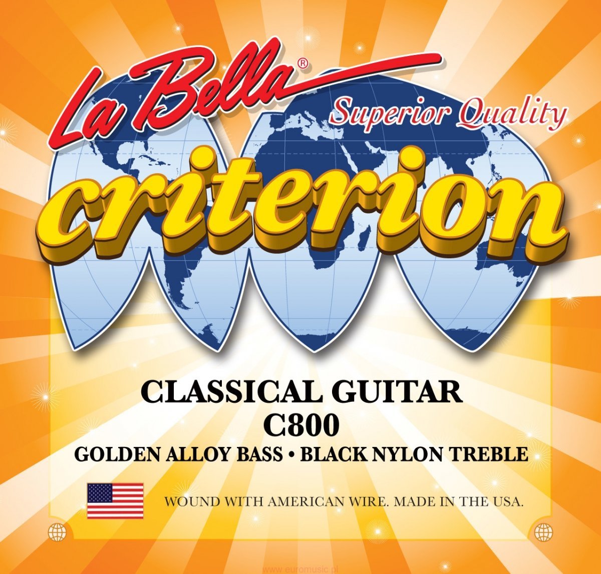 La Bella C800 Criterion struny do gitary klasycznej