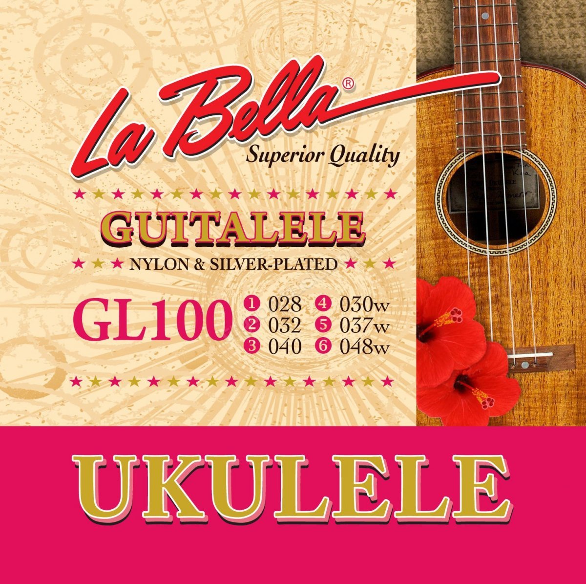 La Bella GL100 struny do Guitalele