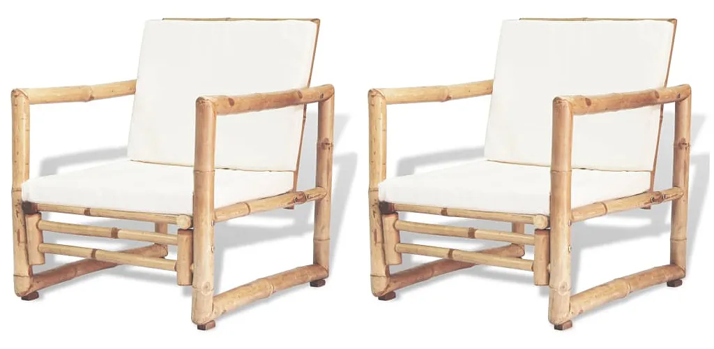 Zestaw bambusowych krzeseł ogrodowych Z5-B80