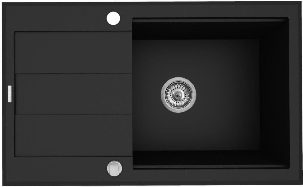 Pyramis Zlew SPARTA PLUS LUX 78X48) 1B 1D karbon 70083901) 70083901