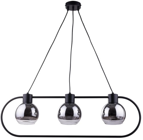 Sigma Linda lampa wisząca 3-punktowa czarna 31891 31891