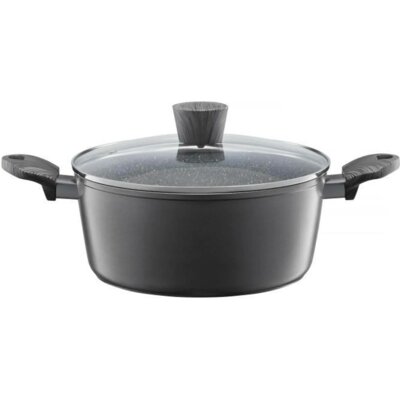 Ambition LOFT GARNEK Z POWŁOKĄ QUALUM BASIC STONE 24 CM INDUKCJA 22868 22868
