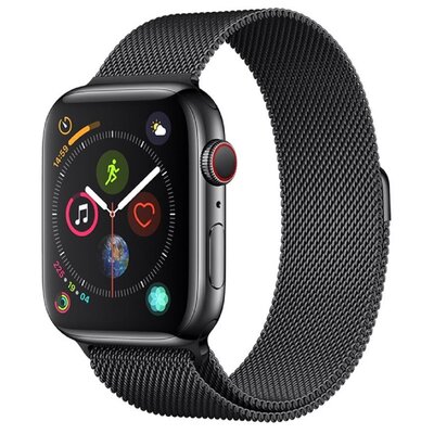 Devia Devia Elegant Milanese do Apple Watch 44 42mm czarny 6938595325083