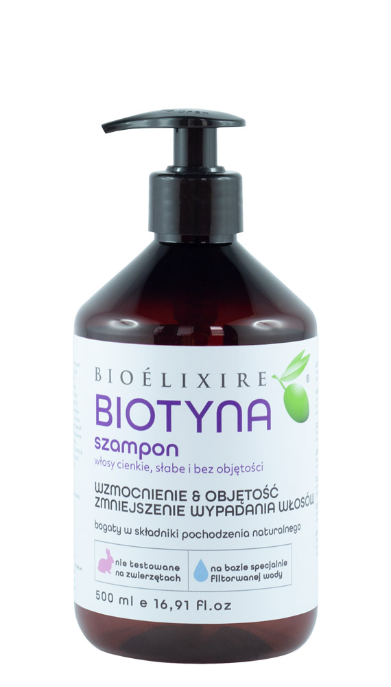 Bioelixire szampon z biotyną 500ml