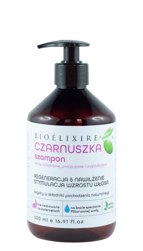 Bioelixire szampon z czarnuszką 500ml