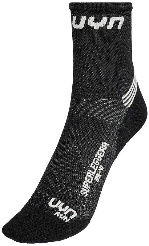 UYN Run Superleggera Skarpetki Mężczyźni, black/pearl grey EU 42-44 2020 Skarpetki kompresyjne